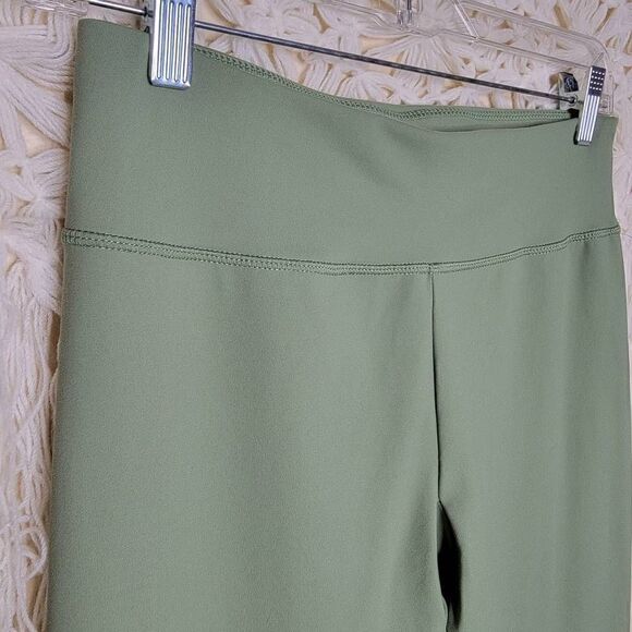 Danskin Stretch Athletic Workout Leggings Green Medium - Picture 4 of 11